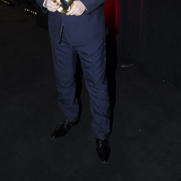 Benoit Magimel (meilleur acteur pour Pacifiction - Tourment sur les îles) - Cérémonie et Press room de la 28ème Cérémonie des Lumières de la presse internationale au Forum des Images à Paris le 16 janvier 2023. © Philippe Perusseau / Marc Ausset Lacroix / Bestimage 