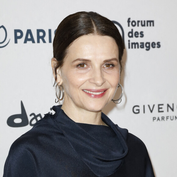 Juliette Binoche au photocall de la  Cérémonie des Lumières de la presse internationale au Forum des Images à Paris. © Marc Ausset-Lacroix / Pierre Perusseau / Bestimage 