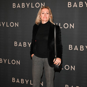 Anne-Sophie Lapix à la première du film "Babylon" au cinéma Le Grand Rex à Paris, France, le 14 janvier 2023. © Coadic Guirec/Bestimage 