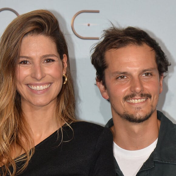 Juan Arbelaez et sa femme Laury Thilleman - Projection du film "Dune" au cinéma Le Grand Rex à Paris, le 6 septembre 2021. © Veeren/Bestimage 