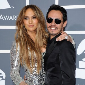 Jennifer Lopez et Marc Anthony en février 2011