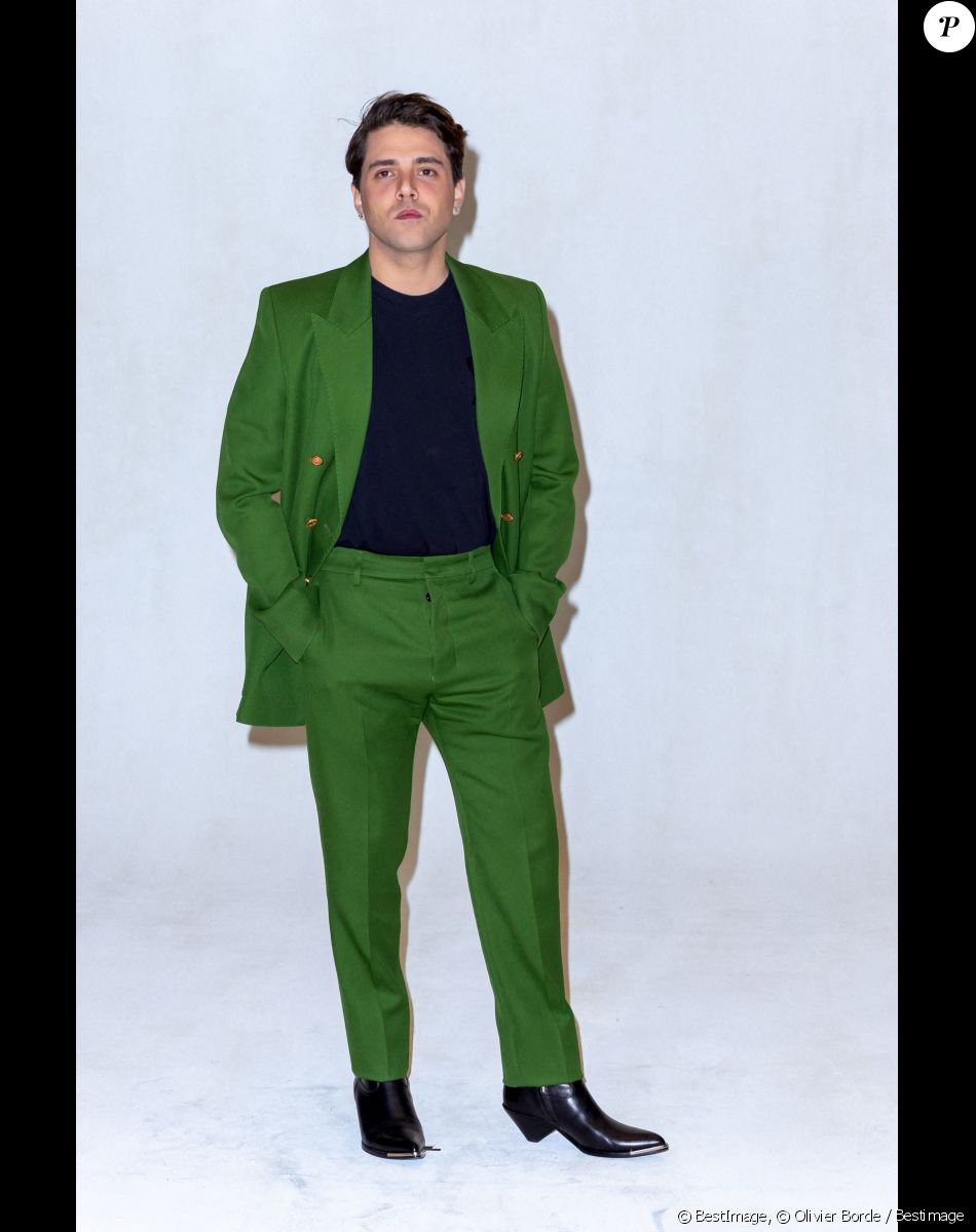Xavier Dolan - Photocall du défilé de mode Hommes "AMI" prêt-à-porter automne-hiver 2023/2024 lors de la fashion week de Paris. Le 19 janvier 2023 © Olivier Borde / Bestimage