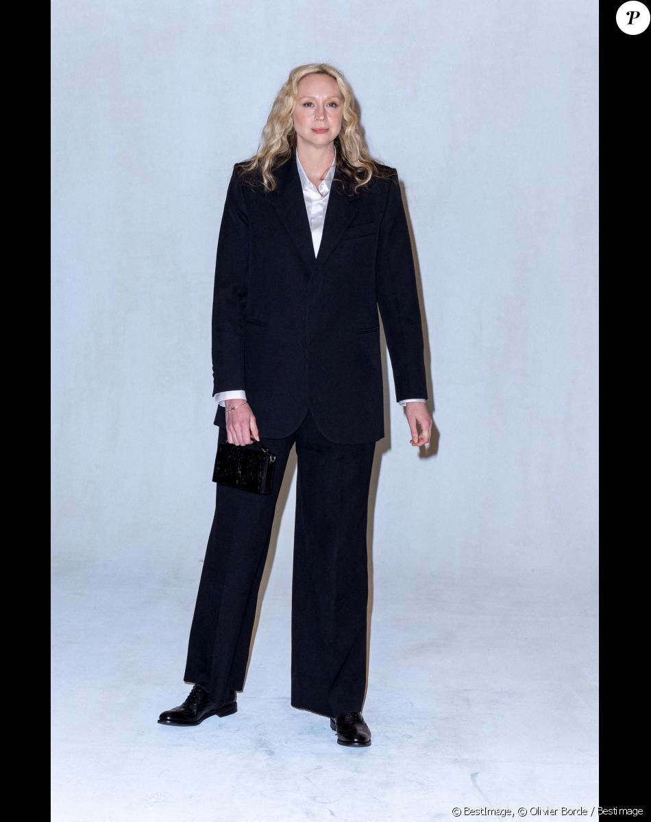 Gwendoline Christie - Photocall du défilé de mode Hommes "AMI" prêt-à-porter automne-hiver 2023/2024 lors de la fashion week de Paris. Le 19 janvier 2023 © Olivier Borde / Bestimage