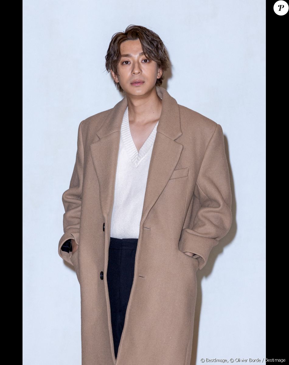 Shohei Miura - Photocall du défilé de mode Hommes "AMI" prêt-à-porter automne-hiver 2023/2024 lors de la fashion week de Paris. Le 19 janvier 2023 © Olivier Borde / Bestimage