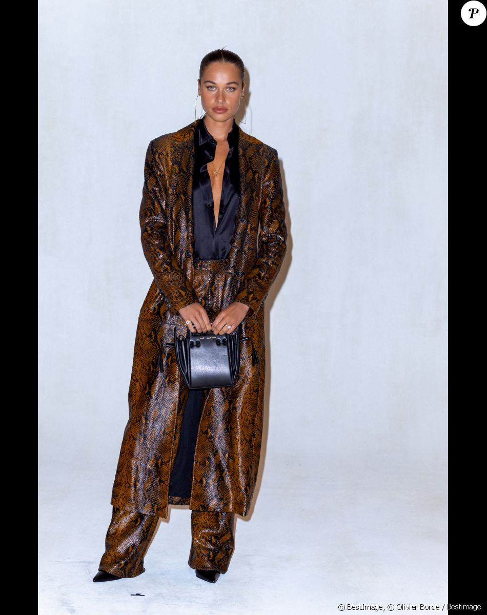 Sarah Lysander - Photocall du défilé de mode Hommes "AMI" prêt-à-porter automne-hiver 2023/2024 lors de la fashion week de Paris. Le 19 janvier 2023 © Olivier Borde / Bestimage