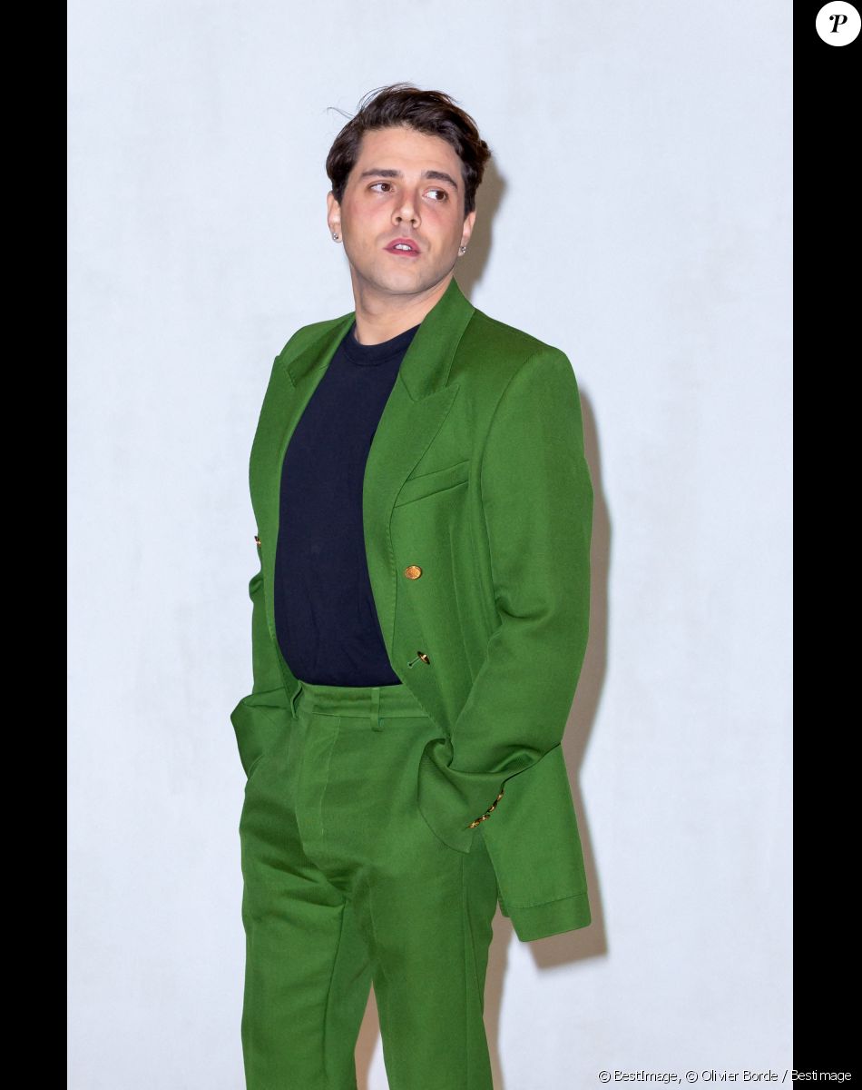 Xavier Dolan - Photocall du défilé de mode Hommes "AMI" prêt-à-porter automne-hiver 2023/2024 lors de la fashion week de Paris. Le 19 janvier 2023 © Olivier Borde / Bestimage