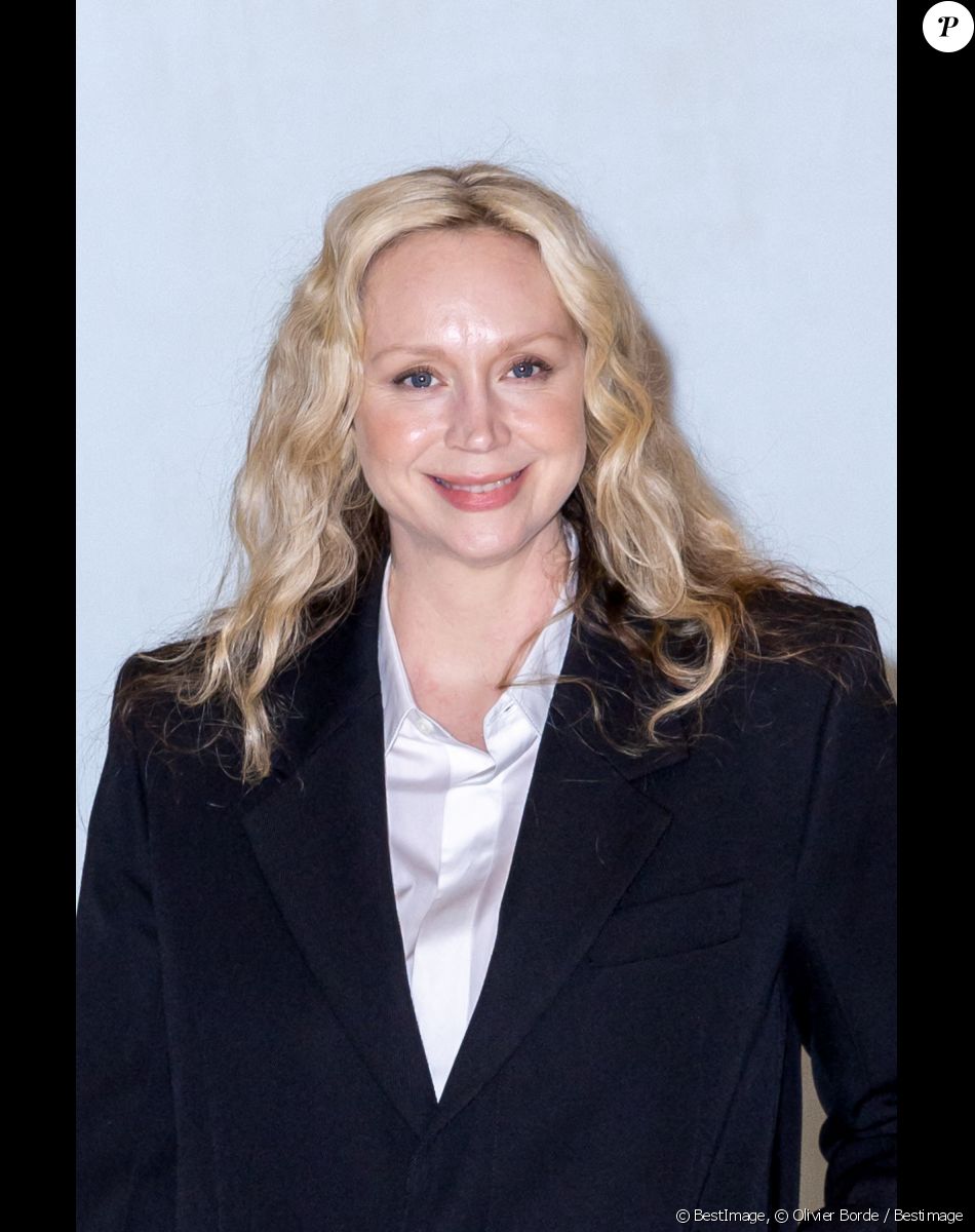 Gwendoline Christie - Photocall du défilé de mode Hommes "AMI" prêt-à-porter automne-hiver 2023/2024 lors de la fashion week de Paris. Le 19 janvier 2023 © Olivier Borde / Bestimage