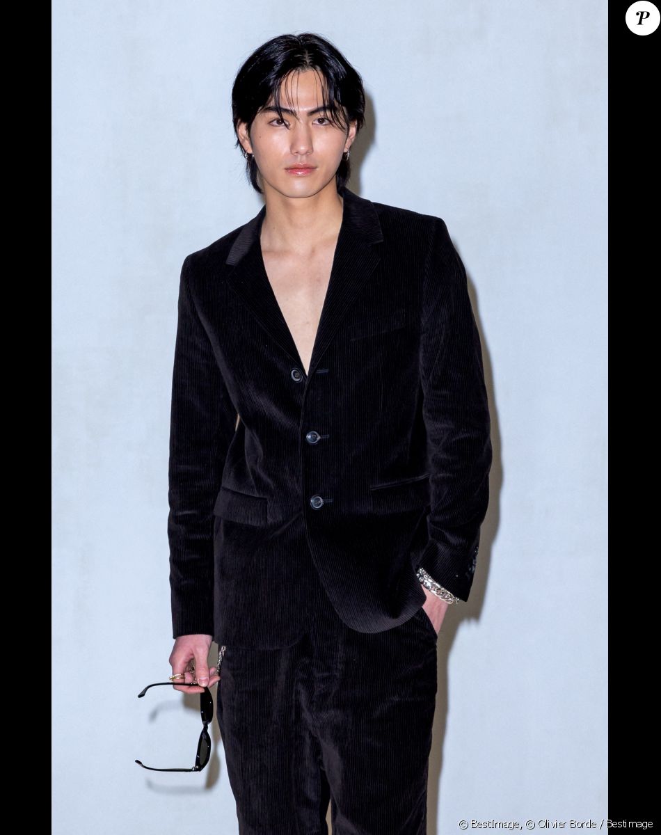 Shuzo Ohira - Photocall du défilé de mode Hommes "AMI" prêt-à-porter automne-hiver 2023/2024 lors de la fashion week de Paris. Le 19 janvier 2023 © Olivier Borde / Bestimage