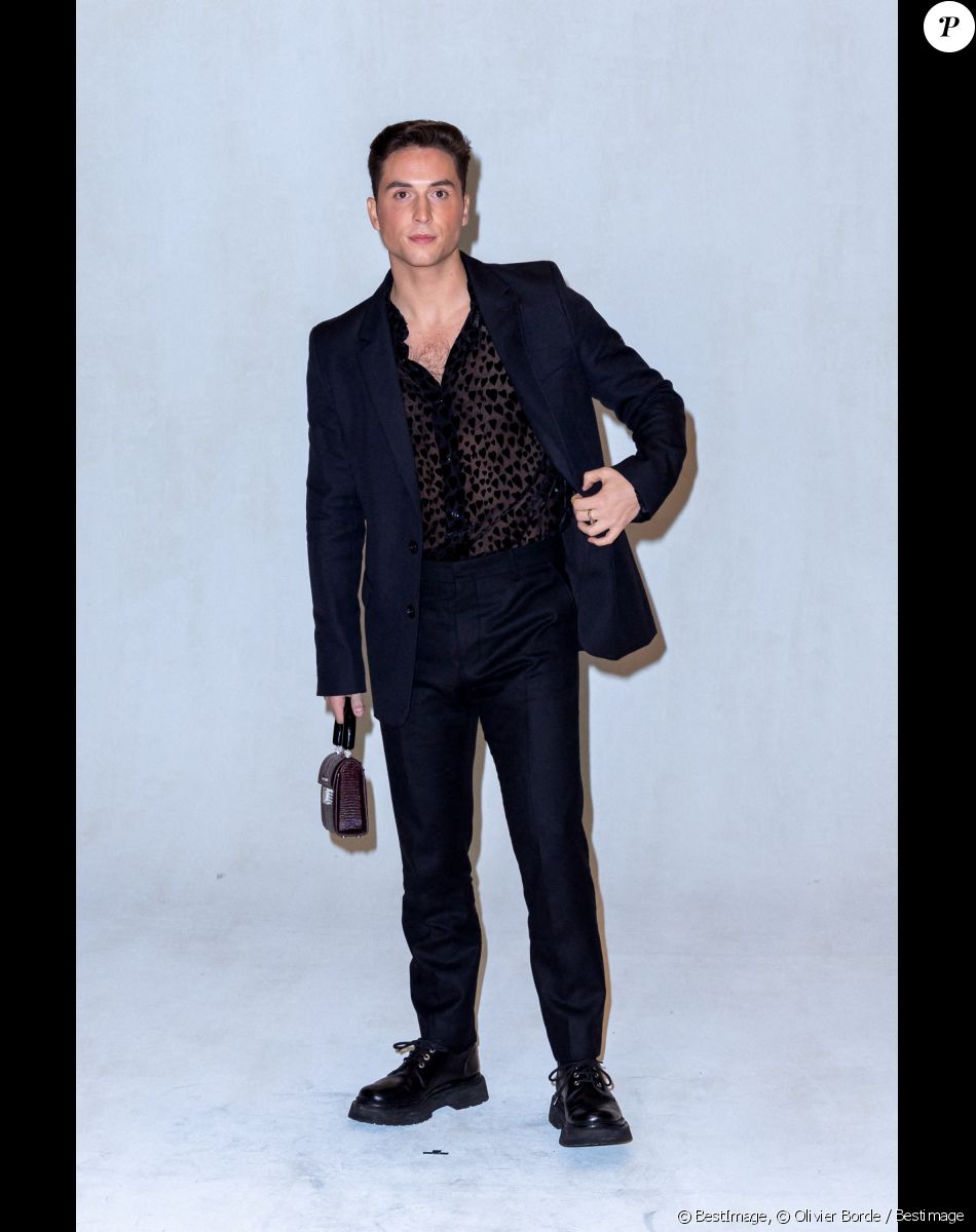 Benito Skinner - Photocall du défilé de mode Hommes "AMI" prêt-à-porter automne-hiver 2023/2024 lors de la fashion week de Paris. Le 19 janvier 2023 © Olivier Borde / Bestimage