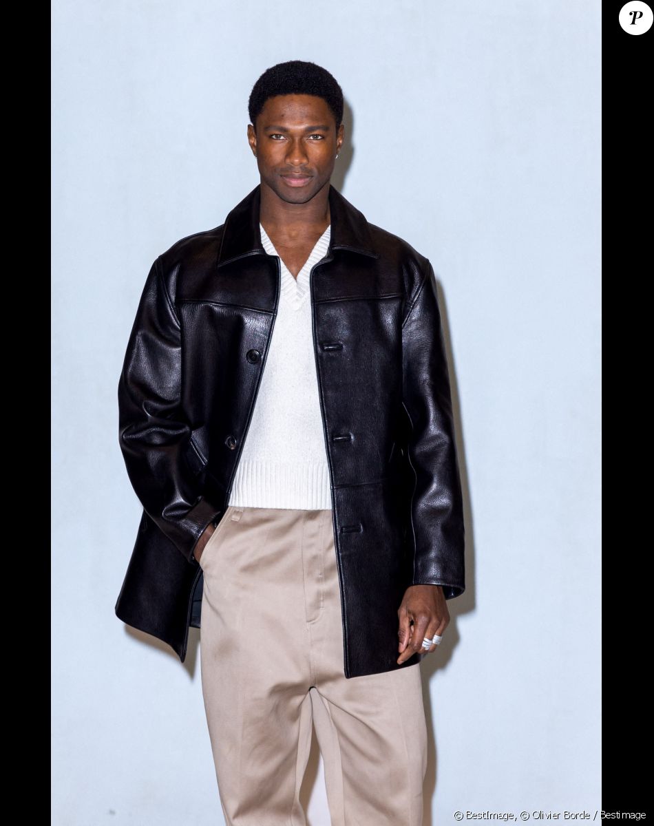 Sadiq Desh - Photocall du défilé de mode Hommes "AMI" prêt-à-porter automne-hiver 2023/2024 lors de la fashion week de Paris. Le 19 janvier 2023 © Olivier Borde / Bestimage