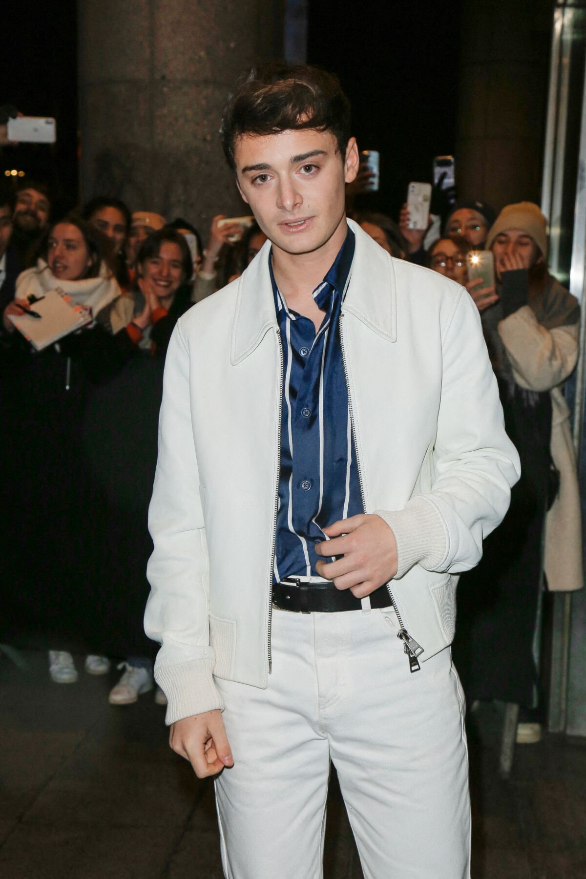 Photo Noah Schnapp Arrivées au défilé de mode Hommes "AMI" prêtà