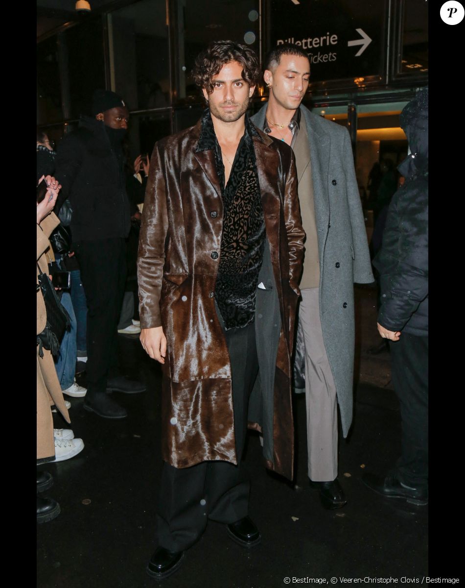 Andrew Georgiades, Alexander Roth - Arrivées au défilé de mode Hommes "AMI" prêt-à-porter automne-hiver 2023/2024 lors de la fashion week de Paris. Le 19 janvier 2023 © Veeren-Christophe Clovis / Bestimage