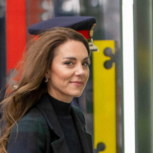 Catherine (Kate) Middleton, princesse de Galles va inaugurer officiellement le nouveau Centre hospitalier Royal Liverpool University Hospital à Liverpool, Royaume Uni le 12 janvier 2023. 