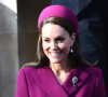 Catherine (Kate) Middleton, princesse de Galles, arrivent pou rencontrer le président de l'Afrique du Sud à l'hôtel Corinthia de Londres, Royaume Uni, le 22 novembre 2022. 