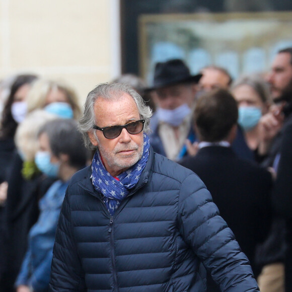 Michel Leeb - Hommage à Guy Bedos en l'église de Saint-Germain-des-Prés à Paris le 4 juin 2020.