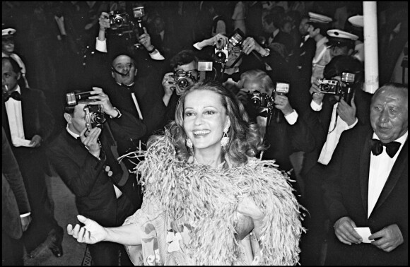 Jeanne Moreau en 1976 à Cannes
