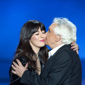 Exclusif - Nolwenn Leroy, Michel Sardou - Enregistrement de l'émission "Dernier Show" de Michel Sardou, qui sera diffusée le 21 octobre en prime time sur France 2, au Palais des Sports à Paris. Le 12 septembre 2017 © Pierre Perusseau / Bestimage 