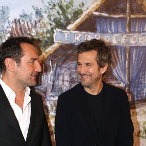 Exclusif - Gilles Lellouche et Guillaume Canet - Première du film Astérix et Obélix "L'Empire du Milieu" au cinéma Le Grand Rex à Paris le 15 janvier 2023. © Bertrand Rindoff / Bestimage