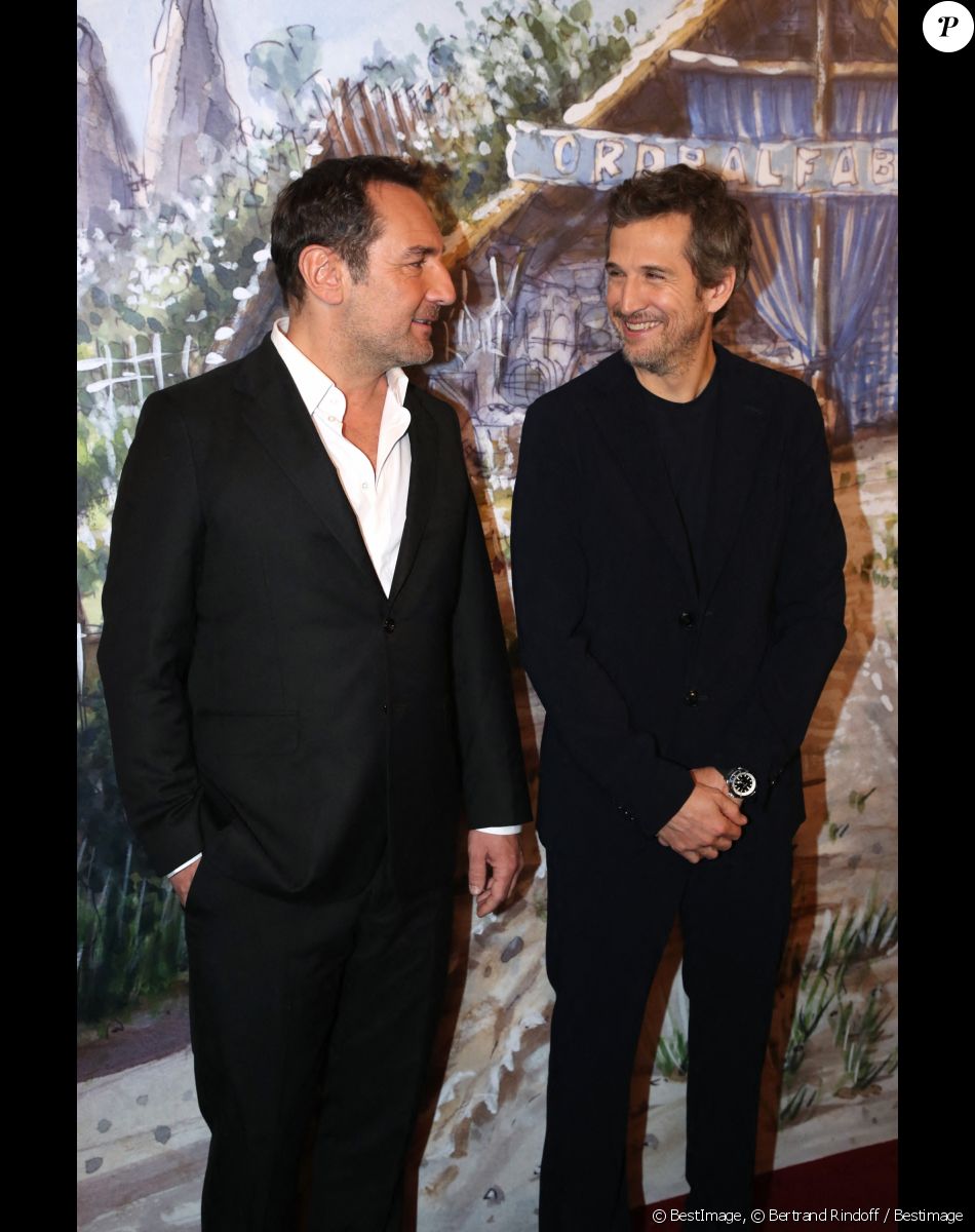 Exclusif - Gilles Lellouche et Guillaume Canet - Première du film Astérix et Obélix "L'Empire du Milieu" au cinéma Le Grand Rex à Paris le 15 janvier 2023. © Bertrand Rindoff / Bestimage