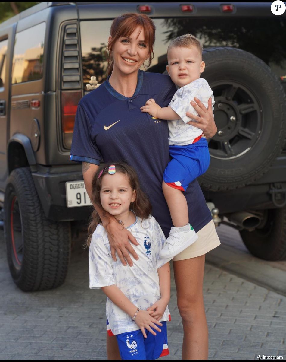 Julia Paredes et ses enfants Luna et Vittorio