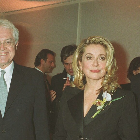 Lionel Jospin et sa femme aux côtés de Catherine Deneuve et son fils Christian Vadim