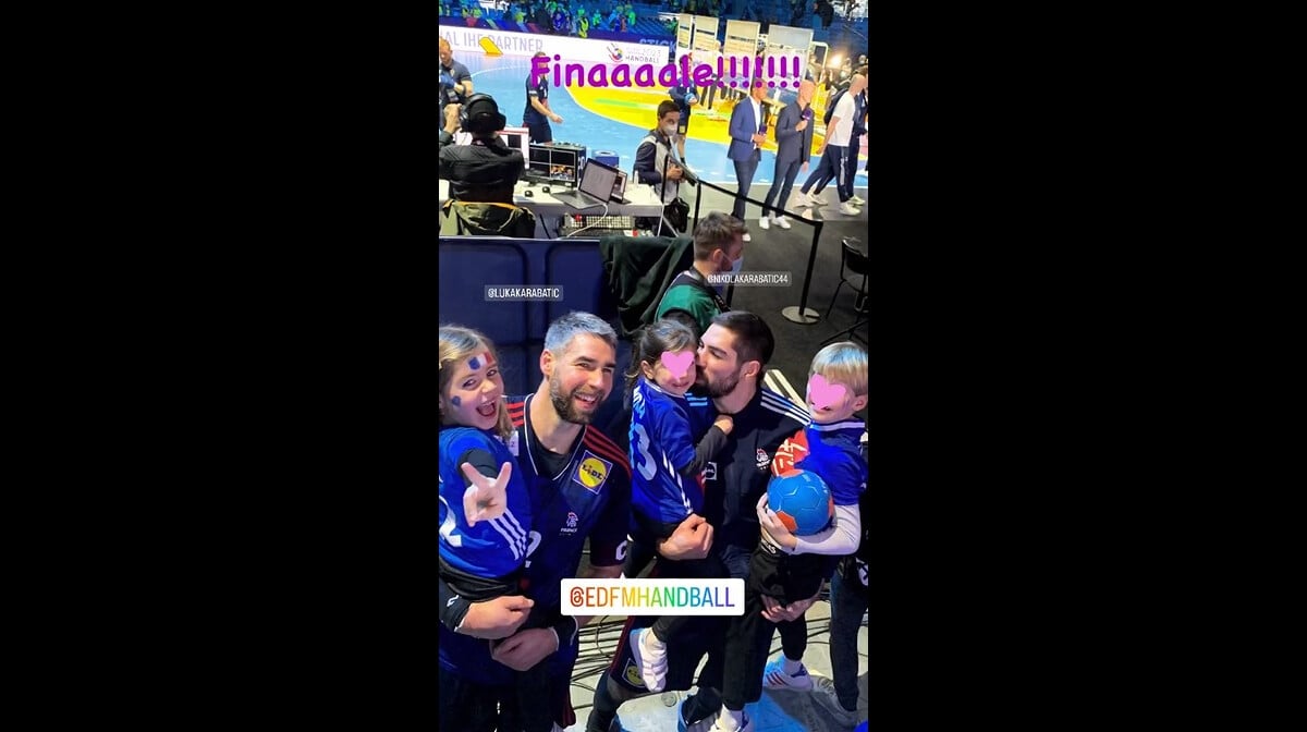 Photo Alek Et Nora Karabatic Avec Leur P Re Nikola Karabatic Deva