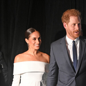 Le prince Harry et Meghan Markle - Photocall de la soirée de gala Robert F Kennedy Human Rights à New York le 6 décembre 2022. 