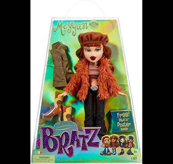 Une tenue à la fois pratique et tendance à trouver pour cette Bratz original poupée mannequin Meygan