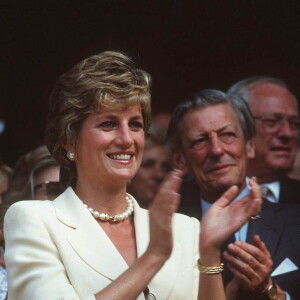 Lady Diana à Wimbledon en 1995