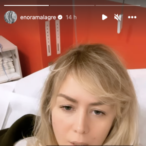 Enora Malagré de retour à l'hôpital après une nouvelle crise d'endométriose - Instagram