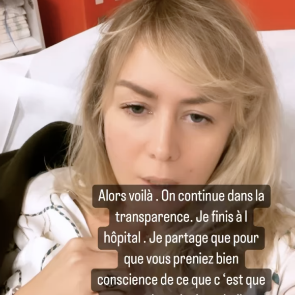 Enora Malagré de retour à l'hôpital après une nouvelle crise d'endométriose - Instagram