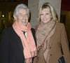 Philippe Gildas et sa femme Maryse Gildas - Générale de la pièce "La porte à côté" au Théâtre Édouard VII à Paris, le 10 fevrier 2014. 