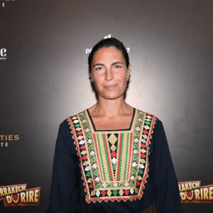 Exclusif - Alessandra Sublet au photocall de la soirée du grand gala du "Marrakech du Rire 2022" pour la 10ème édition au palais El Badiî à Marrakech, Maroc, le 18 juin 2022. © Rachid Bellak/Bestimage