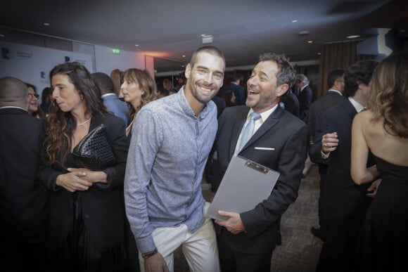 Exclusif - Camille Lacourt, Bernard Montiel - De nombreuses personnalités sont venues assister au dîner de gala annuel de l'Institut Rafaël-Santé intégrative au Pavillon Gabriel à Paris le 8 novembre 2022. L'institut Rafaël est le 1er centre européen de santé intégrative qui accompagne, gratuitement les patients et leurs aidants, pendant et après le cancer, avec un déploiement sur les maladies chroniques au travers d'un programme dédié. Depuis son ouverture, début 2019, l'institut a accueilli 3200 patients, offert et évalué 52.000 soins. L'appel aux dons qui a eu lieu lors du 4e dîner de Gala annuel,le 8 novembre 22, permettra de pérenniser la gratuité des soins pour des centaines de patients pour l'année à venir." LA SANTÉ INTÉGRATIVE POUR MIEUX ACCOMPAGNER LES PATIENTS ATTEINTS DE MALADIES CHRONIQUES - 20 Millions de personnes atteintes concernées en France. L'Institut Rafaël lance un programme pilote d'accompagnement des maladies chroniques. © Jacques Bensoussan / Bestimage