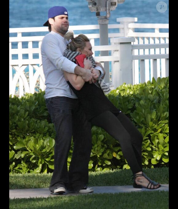 Hilary Duff et Mike Comrie en vacances dans les Caraïbes en janvier 2009