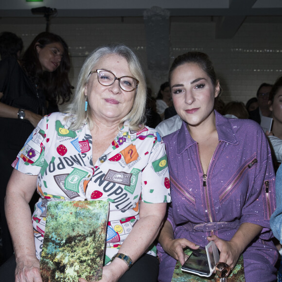 Josiane Balasko et sa fille Marilou Berry au défilé de mode Haute-Couture automne-hiver 2016/2017 "Jean-Paul Gaultier" à Paris. Le 6 juillet 2016 © Olivier Borde/ Bestimage