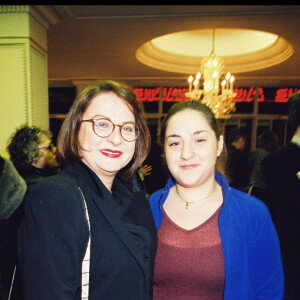 Josiane Balasko et Marilou Berry - Générale de la pièce La Dame aux Camélias à Paris en 2000