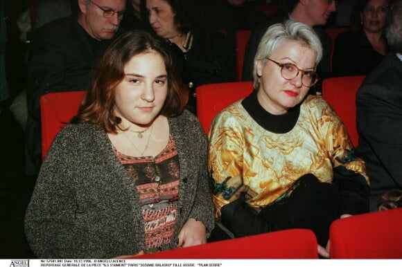 Josiane Balasko et Marilou Berry - Générale de la pièce Ils s'aiment en 1996