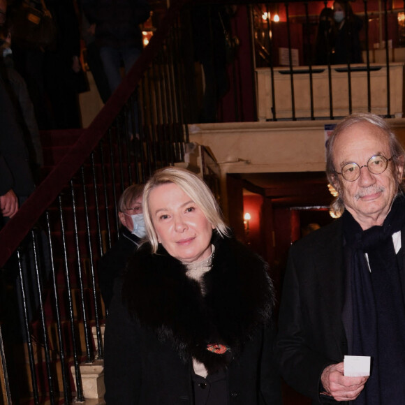 Exclusif - Patrick Chesnais, Guest lors de la première de la pièce de théâtre "L'avare" au Théâtre des Variétés à Paris le 15 janvier 2022 © Rachid Bellak / Bestimage 