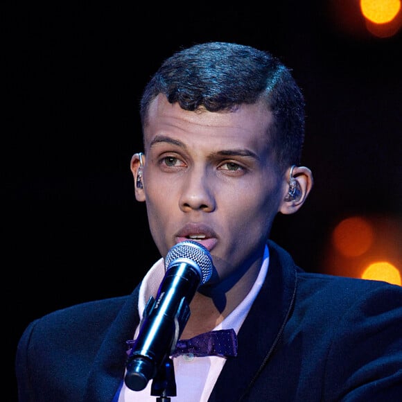 Stromae lors de la 26ème cérémonie des Victoires de la Musique au Palais des Congrès à Paris, le 2 mars 2011.