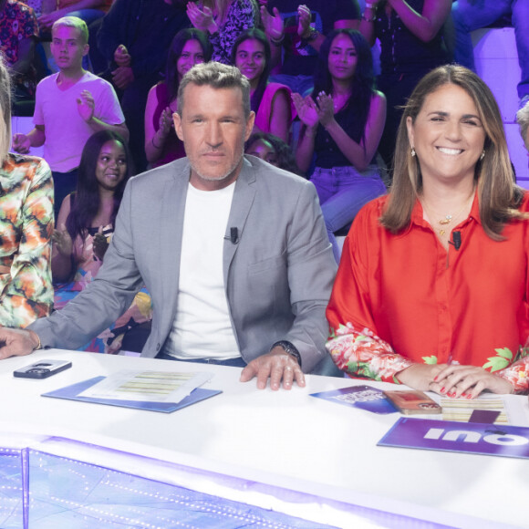Exclusif - Delphine Wespiser, Bernard Montiel, Kelly Vedovelli, Benjamin Castaldi, Valérie Benaim, Matthieu Delormeau - Enregistrement de la dernière émission TPMP (Touche Pas à Mon Poste), présentée par C.Hanouna et diffusée en direct sur C8 le 23 juin 2022 © Jack Tribeca / Bestimage 