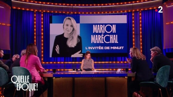 Quelle époque ! sur France 2 samedi 5 février 2023, avec Wally Dia et Marion Maréchal