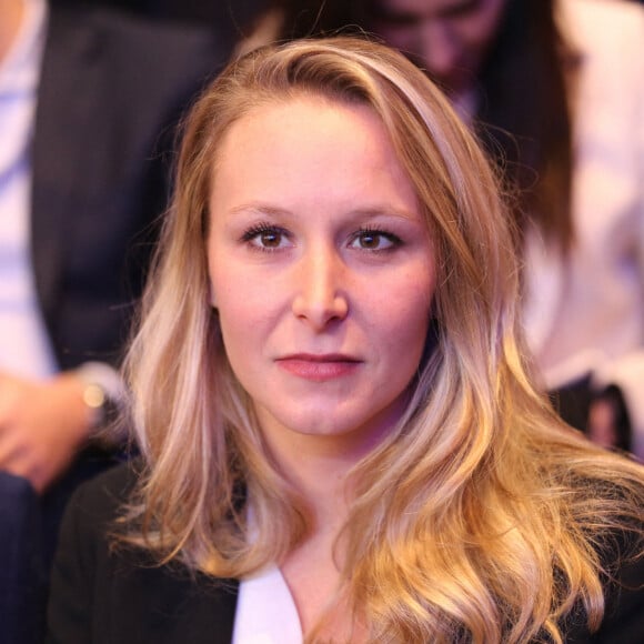 Marion Marechal lors de la fête du premier anniversaire du parti "Reconquête" au palais des Sports à Paris. Le 4 décembre 2022. © Jonathan Rebboah / Panoramic / Bestimage