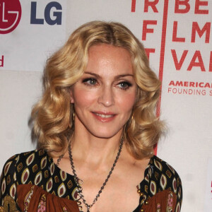 Madonna à New York en 2008 lors du Tribeca Film Festival
