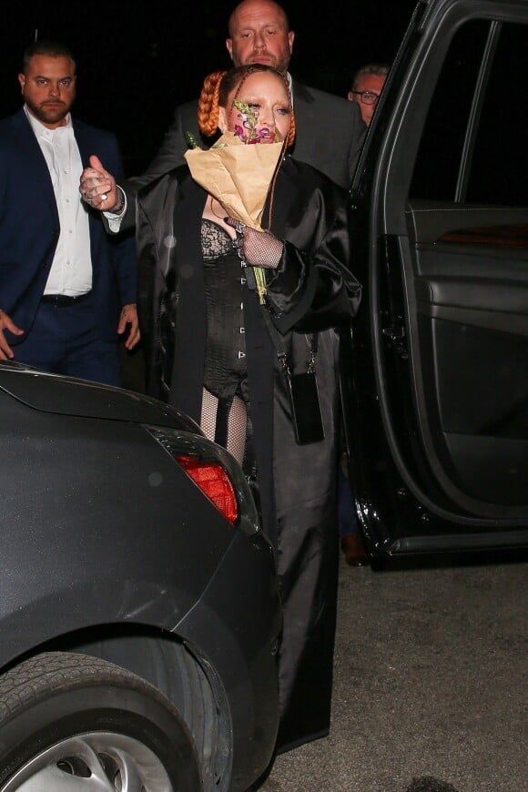Exclusif - Madonna à l'after-party au club "Delilah" lors de la 65ème édition de la cérémonie des "Grammy Awards" à Los Angeles, le 5 février 2023.