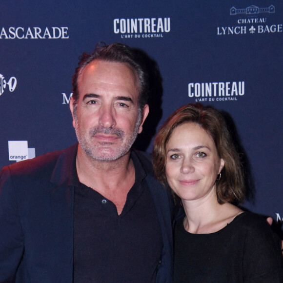 Exclusif - Jean Dujardin et sa femme Nathalie Péchalat - After party du film Mascarade au club privé NO.PI à Paris le 20 octobre 2022. © Rachid Bellak / Bestimage 