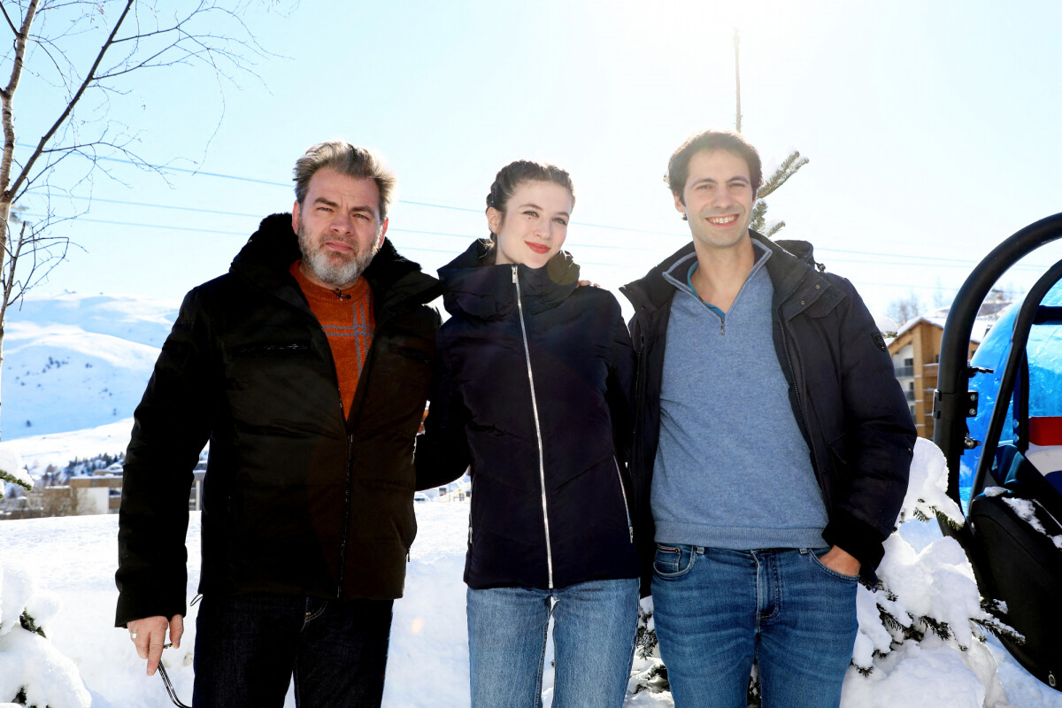 Photo Clovis Cornillac Betina Flender Stéphane Cazes Au Photocall