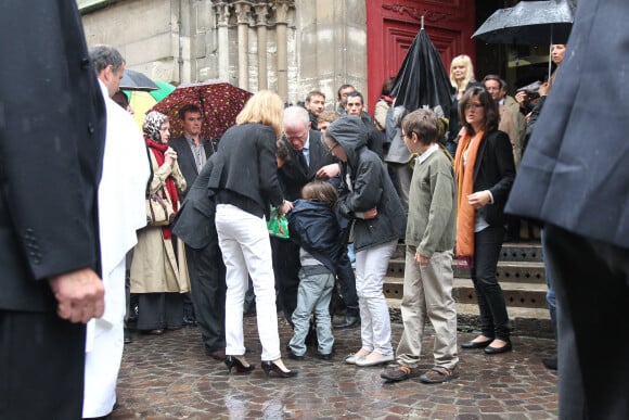 Gabriella Cortese - Obsèques de Marc Rioufol à Paris en 2011