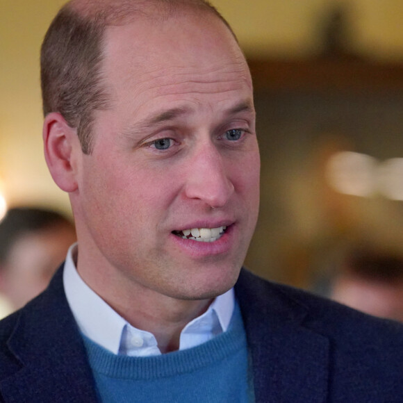 Le prince William, prince de Galles, rencontre les finalistes du prix Earthshot 2022 à Windsor, le 26 janvier 2023.