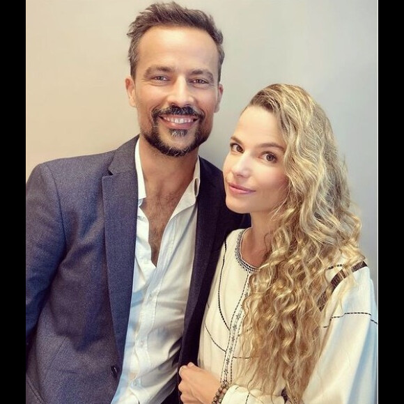 Cécilia Cara et Damien Sargue sur Instagram. Le 15 septembre 2021.